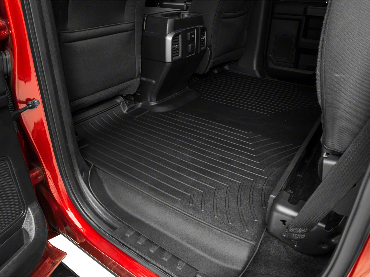 Weathertech F 150 Digitalfit Front And Rear Floor Liners Black T527392 15 25 F 150 Supercab 3274