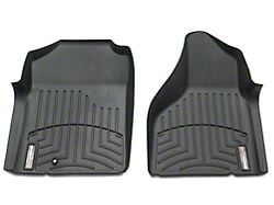 Weathertech DigitalFit Front Floor Liners; Black (02-08 RAM 1500 w/ Automatic Transmission)