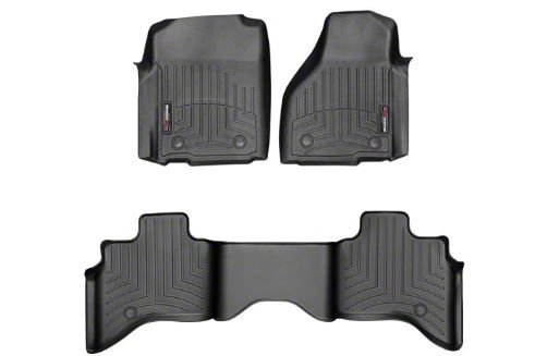 Weathertech RAM 1500 DigitalFit Front and Rear Floor Liners for Vinyl ...