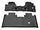 Weathertech DigitalFit Front Over the Hump and Rear Floor Liners for Vinyl Floors; Black (15-24 F-150 SuperCab)