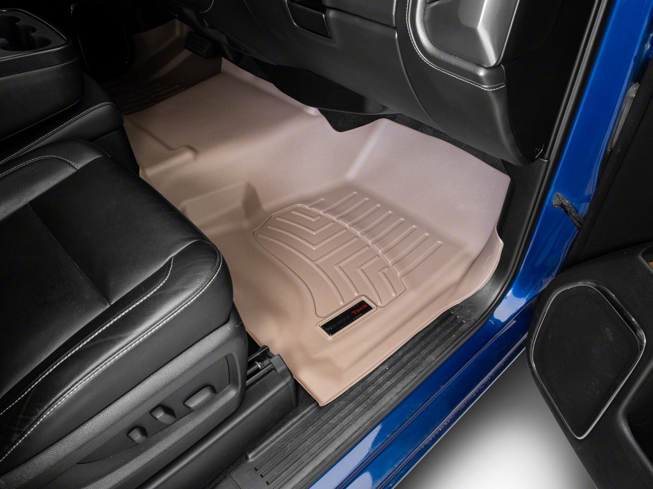 Weathertech Silverado Digitalfit Front And Rear Floor Liners Over The Hump Tan 455431 455423 7702