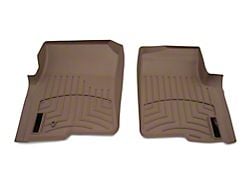 Weathertech DigitalFit Front and Rear Floor Liners; Tan (04-08 F-150 SuperCrew)