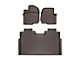 Weathertech Front and Rear Floor Liner HP; Cocoa (15-24 F-150 SuperCrew w/ Front Bucket Seats & w/o Rear Underseat Storage)