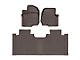 Weathertech Front and Rear Floor Liner HP; Cocoa (15-24 F-150 SuperCab w/ Front Bucket Seats)