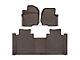 Weathertech Front and Rear Floor Liner HP; Cocoa (15-24 F-150 SuperCab w/ Front Bench Seats)