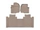 Weathertech Front and Rear Floor Liner HP; Tan (15-24 F-150 SuperCab w/ Front Bench Seats)