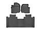 Weathertech Front and Rear Floor Liner HP; Black (15-24 F-150 SuperCab w/ Front Bench Seats)