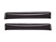 Weathertech Side Window Deflectors; Rear; Dark Smoke (01-08 F-150 SuperCrew)