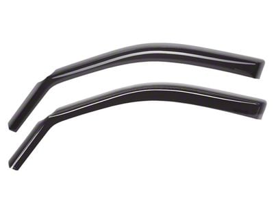 Weathertech Side Window Deflectors; Front; Dark Smoke (15-20 F-150)