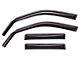 Weathertech Side Window Deflectors; Front and Rear; Dark Smoke (15-20 F-150 SuperCab)