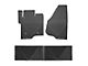 Weathertech All-Weather Front and Rear Rubber Floor Mats; Black (11-16 F-250 Super Duty SuperCrew)