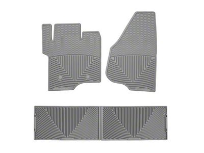 Weathertech All-Weather Front and Rear Rubber Floor Mats; Gray (11-16 F-250 Super Duty SuperCab)