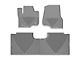 Weathertech All-Weather Front and Rear Rubber Floor Mats; Gray (17-24 F-250 Super Duty SuperCab)