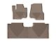 Weathertech All-Weather Front and Rear Rubber Floor Mats; Tan (17-24 F-250 Super Duty SuperCab)