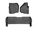 Weathertech DigitalFit Front and Rear Floor Liners; Black (2012 F-250 Super Duty SuperCrew w/ Factory Dead Pedal & w/o Floor Shifter; 13-16 F-250 Super Duty SuperCrew w/o Floor Shifter)