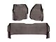 Weathertech DigitalFit Front and Rear Floor Liners; Cocoa (2012 F-250 Super Duty SuperCrew w/ Factory Dead Pedal & Floor Shifter; 13-16 F-250 Super Duty SuperCrew w/ Floor Shifter)