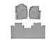 Weathertech DigitalFit Front and Rear Floor Liners; Gray (17-24 F-250 Super Duty SuperCab w/ Front Bench Seat)