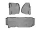 Weathertech DigitalFit Front and Rear Floor Liners; Gray (11-12 F-250 Super Duty SuperCab w/ Flow-Through Center Console)