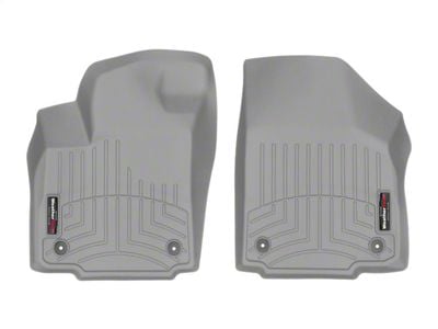 Weathertech DigitalFit Front Over the Hump Floor Liner; Gray (23-25 F-250 Super Duty w/ Front Bench Seat)