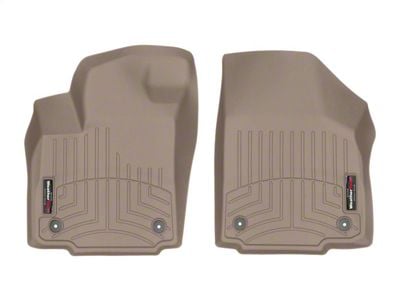 Weathertech DigitalFit Front Over the Hump Floor Liner; Tan (23-25 F-250 Super Duty w/ Front Bench Seat)