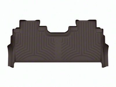 Weathertech DigitalFit Rear Floor Liners; Cocoa (23-24 F-250 SuperCrew w/ Front Bucket Seats & Rear Underseat Storage)