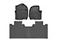 Weathertech Front and Rear Floor Liner HP; Black (17-22 F-250 Super Duty SuperCab w/ Front Bucket Seats)