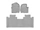 Weathertech Front and Rear Floor Liner HP; Gray (17-22 F-250 Super Duty SuperCab w/ Front Bench Seat)