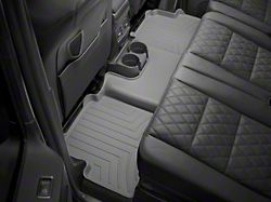 Weathertech Rear Floor Liner HP; Gray (23-25 F-250 Super Duty SuperCrew w/ Front Bucket Seats & w/o Rear Underseat Storage)