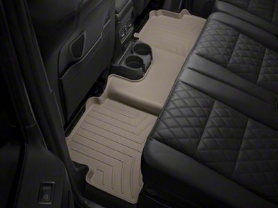 Weathertech Rear Floor Liner HP; Tan (23-25 F-250 Super Duty SuperCrew w/ Front Bucket Seats & w/o Rear Underseat Storage)