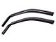 Weathertech Side Window Deflectors; Front; Dark Smoke (17-22 F-250 Super Duty)