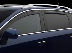 Weathertech Side Window Deflectors; Front and Rear; Dark Smoke (23-24 F-250 Super Duty SuperCrew)