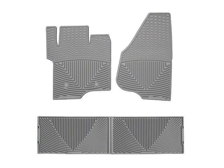 Weathertech F 350 Super Duty All Weather Front And Rear Rubber Floor Mats Gray W203gr W207gr 7724