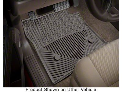 Weathertech All-Weather Front Rubber Floor Mats; Cocoa (17-24 F-350 Super Duty Regular Cab)