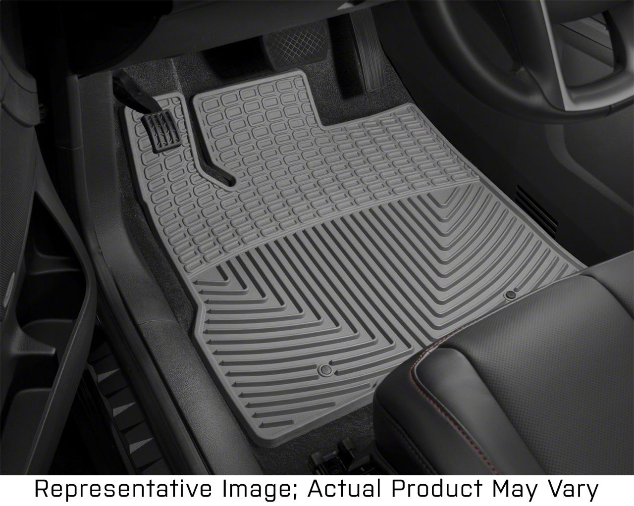 Weathertech F 350 Super Duty All Weather Front Rubber Floor Mats Gray W408gr 17 24 F 350 Super 4617