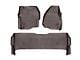 Weathertech DigitalFit Front and Rear Floor Liners; Cocoa (2012 F-350 Super Duty SuperCrew w/ Factory Dead Pedal & Floor Shifter; 13-16 F-350 Super Duty SuperCrew w/ Floor Shifter)