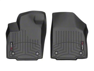 Weathertech DigitalFit Front Floor Liners; Black (17-24 F-350 Super Duty Regular Cab)