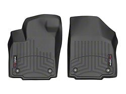 Weathertech DigitalFit Front Floor Liners for Vinyl Floors; Black (17-24 F-350 Super Duty Regular Cab)