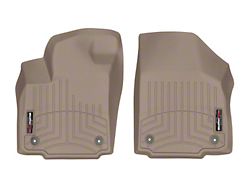 Weathertech DigitalFit Front Floor Liners; Tan (17-24 F-350 Super Duty SuperCab, SuperCrew)