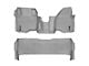Weathertech DigitalFit Front Over the Hump and Rear Floor Liners; Gray (2012 F-350 Super Duty SuperCrew w/ Factory Dead Pedal; 13-16 F-350 Super Duty SuperCrew)