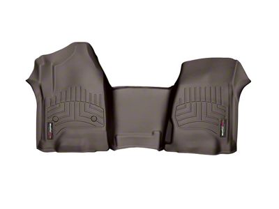 Weathertech DigitalFit Front Over the Hump Floor Liner; Cocoa (2012 F-350 Super Duty Regular Cab w/ Factory Dead Pedal; 13-16 F-350 Super Duty Regular Cab)