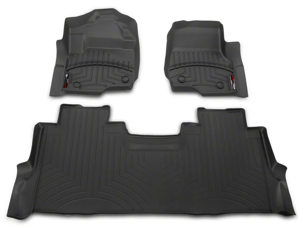 Weathertech F 350 Super Duty Digitalfit Front And Rear Floor Liners Black 441012 1 2 17 22 F 5963