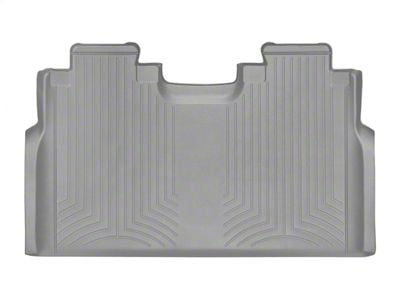 Weathertech DigitalFit Rear Floor Liner; Gray (17-24 F-350 Super Duty SuperCrew w/ Front Bench Seat & w/o Rear Underseat Storage)