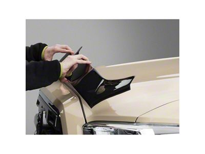 Weathertech Low Profile Hood Protector; Dark Smoke (08-10 F-350 Super Duty)