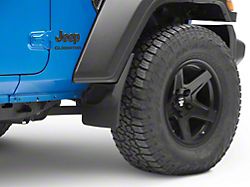 Weathertech No-Drill Mud Flaps; Front and Rear; Black (17-24 F-350 Super Duty SRW w/o OE Fender Flares)