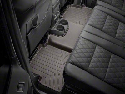 Weathertech Rear Floor Liner HP; Cocoa (23-25 F-350 Super Duty SuperCrew w/ Front Bucket Seats & w/o Rear Underseat Storage)