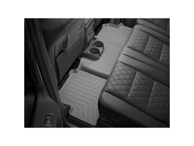 Weathertech Rear Floor Liner HP; Gray (17-24 F-350 Super Duty SuperCrew w/ Front Bench Seat & w/o Rear Underseat Storage)