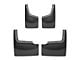 Weathertech No-Drill Mud Flaps; Front and Rear; Black (11-16 F-350 Super Duty DRW w/o OE Fender Flares)