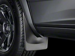 Weathertech No-Drill Mud Flaps; Front; Black (19-25 RAM 1500 w/ OE Flares)