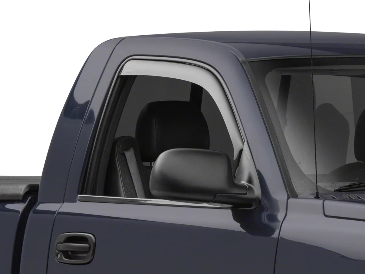 Weathertech Silverado Front Side Window Deflectors - Dark Smoke 80184 ...