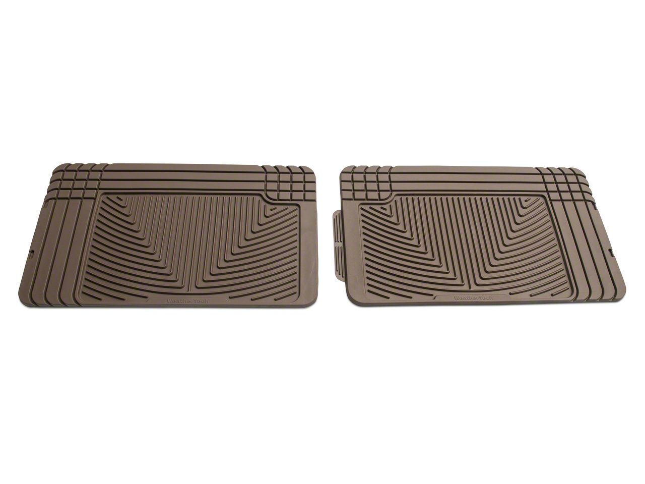 Weathertech F 150 All Weather Rear Rubber Floor Mats Tan W25tn 97 08 F 150 Supercab Supercrew 0960